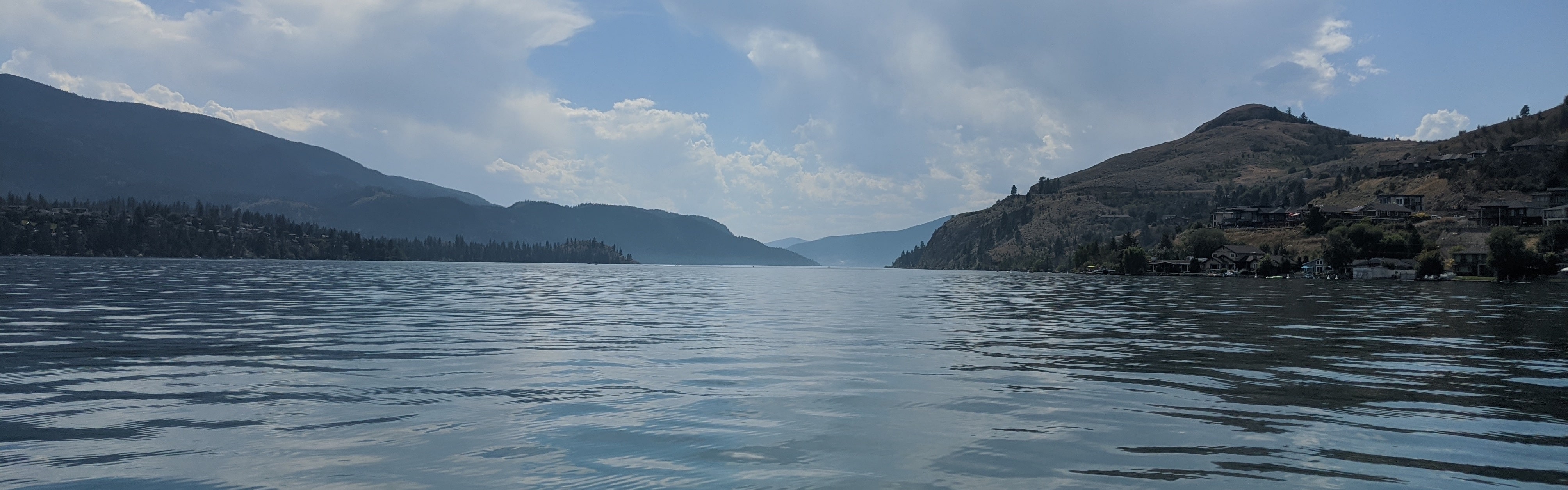 This is a banner photo of Kalamalka Lake in Vernon, British Columbia.